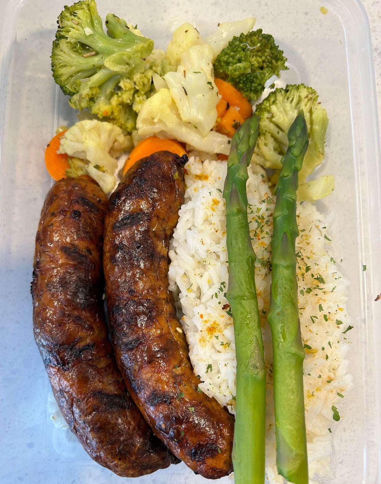 Repas Saucisses italiennes