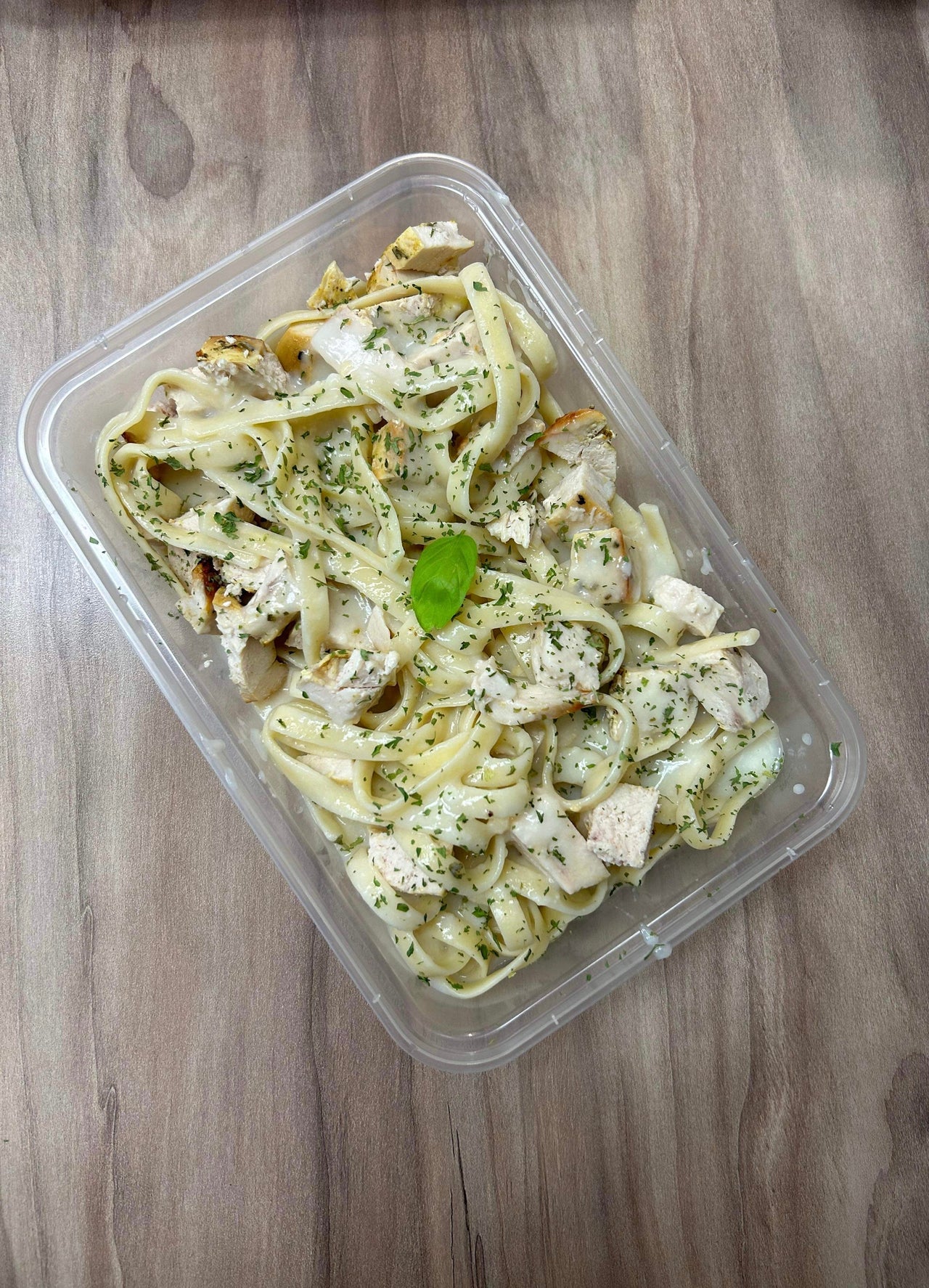 Fettuccines poulet Alfredo