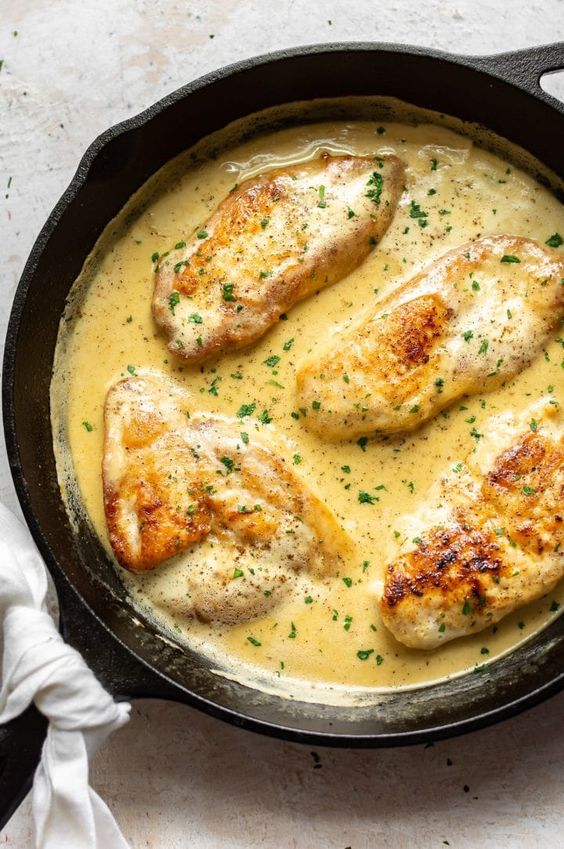 Poitrine de poulet sauce fit sauce la mielleuse